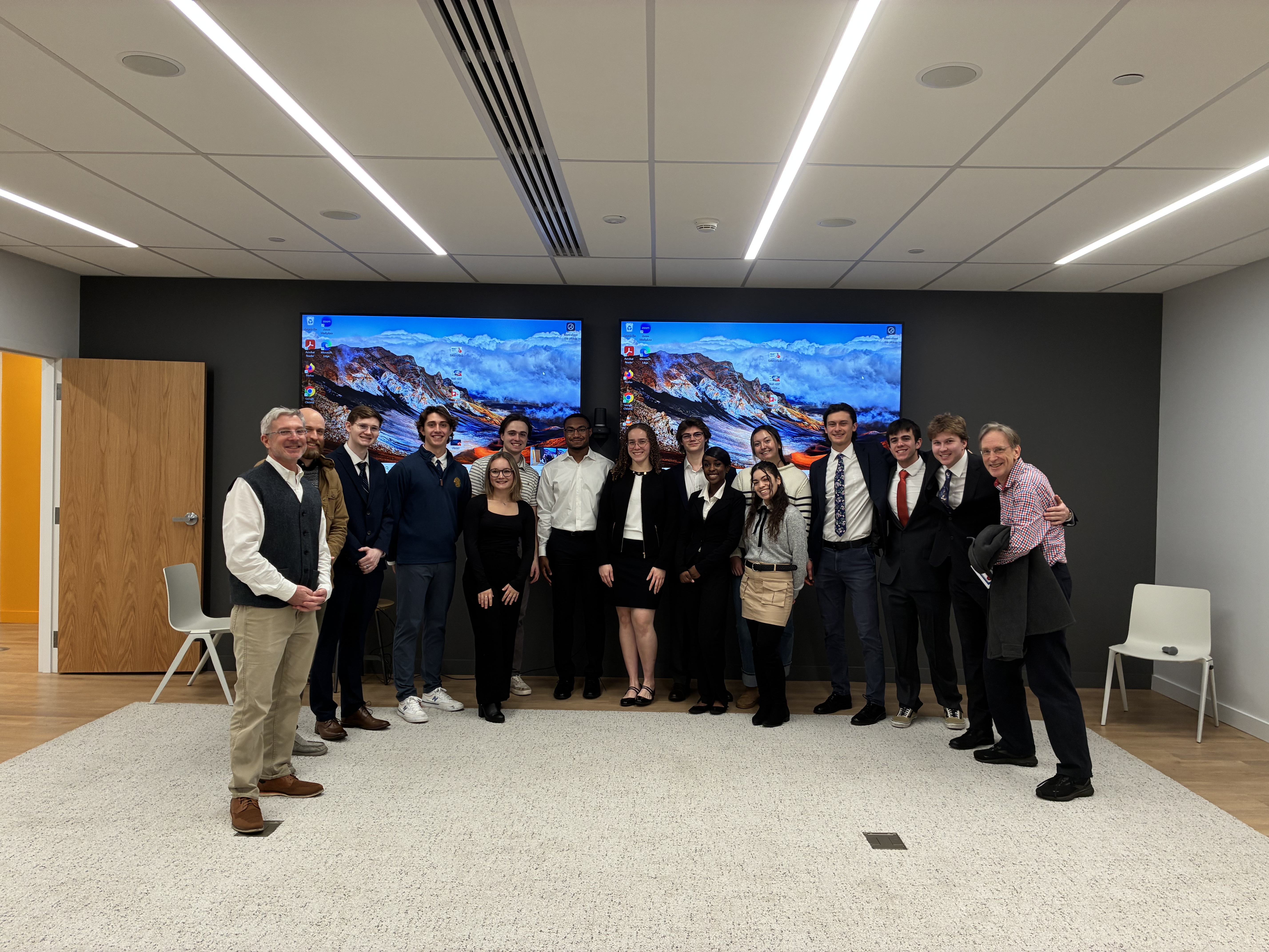 Group after senior design presentations